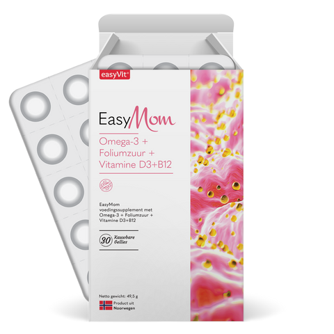 easyMom - Foliumzuur met Omega-3 voor moeders