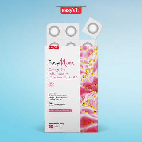 easyMom - Foliumzuur met Omega-3 voor moeders - easyVit
