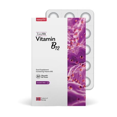 EasyFishoil Vitamine B12 Volwasssenen - easyVit