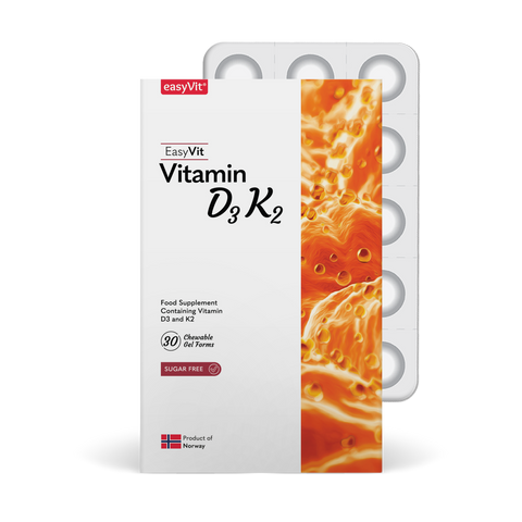 EasyFishoil Vitamine D3 K2 Volwassenen - easyVit