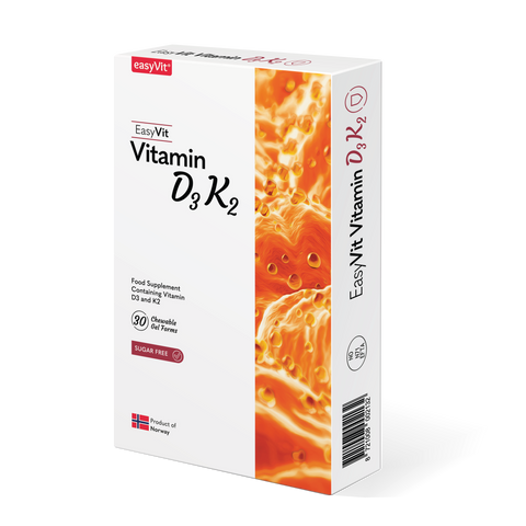 EasyFishoil Vitamine D3 K2 Volwassenen - easyVit