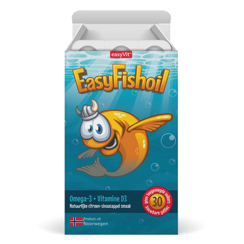 EasyFishoil Kids Visolie voor kinderen met Omega-3 en Vitamine D